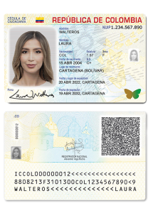 Cédula digital colombiana
